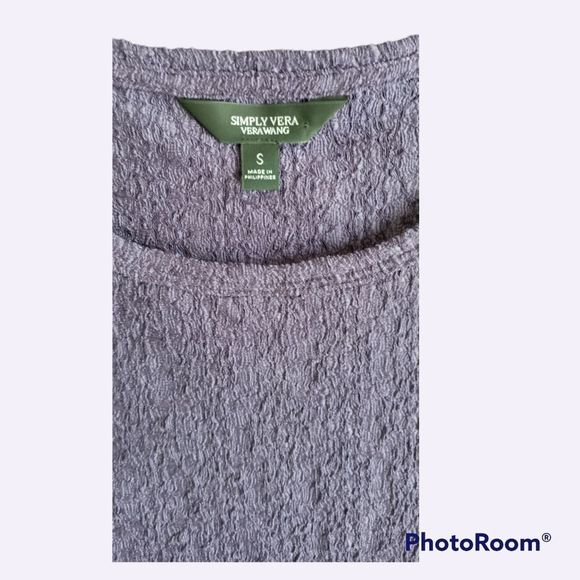 Simply Vera Wang Purple Top NWT's - Picture 3 of 3